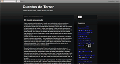 Desktop Screenshot of cuentosdeterror.net